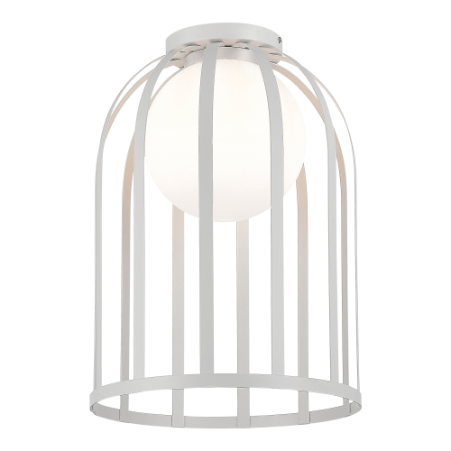 Светильник с лампой накаливания, белый, NORDIC, E27, 60