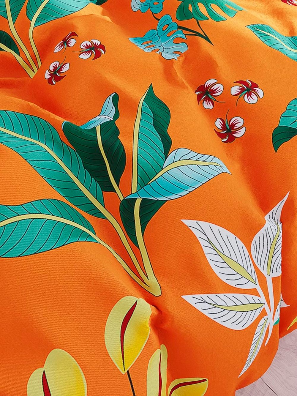 Наволочка комплект 2шт поплин Сказка "Тропики" 50x70 см на молнии