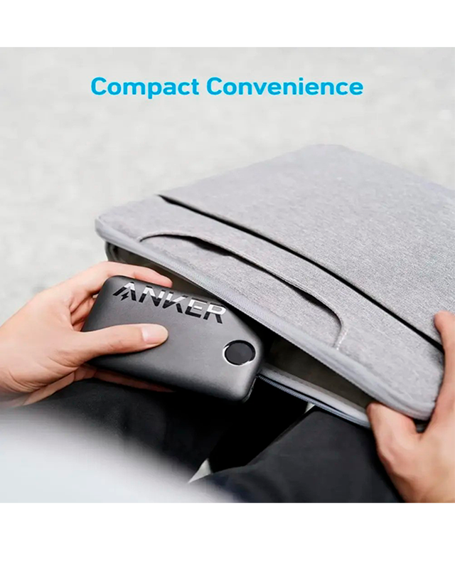 Внешний аккумулятор Anker Nano Power Bank 20000 mAh A1647 черный (22,5W Built-In USB Cable)