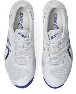 Мужские кроссовки теннисные Asics Solution Swift FF 2 Clay - белый/темный кобальт