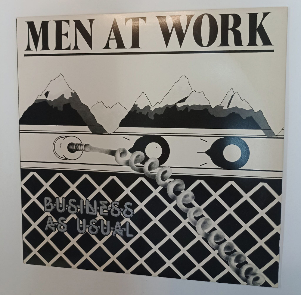 Винтажная виниловая пластинка LP Men At Work Business As Usual (Japan 1982)