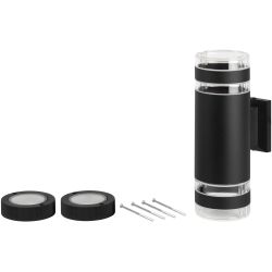 Светильник уличный настенный ЭРА «Адрия» GBW-102-BL-0300 230В 2хЕ27 IP54 вверх/вниз черный