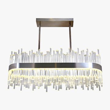 replica light  BOND STREET RECTANGULAR CHANDELIER by BELLA FIGURA