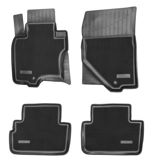 Ковры в салон Norplast/Unidec для Infiniti FX в кузове S51 (2012-), Черный, арт.NPA10-C33-530-CM