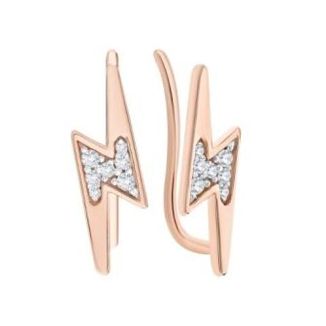 Серьги из золота с фианитами