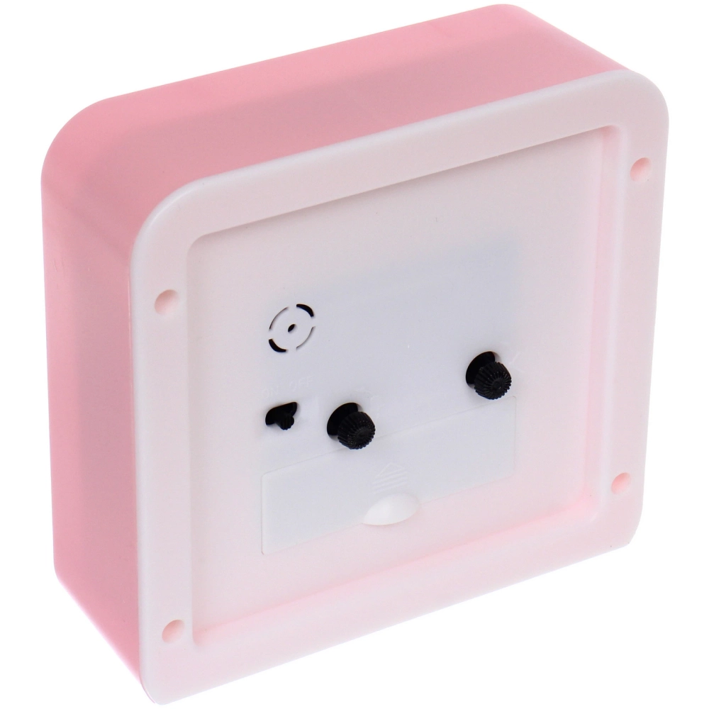 Будильник «Виола» 10,5*10,5*4см, микс цветов