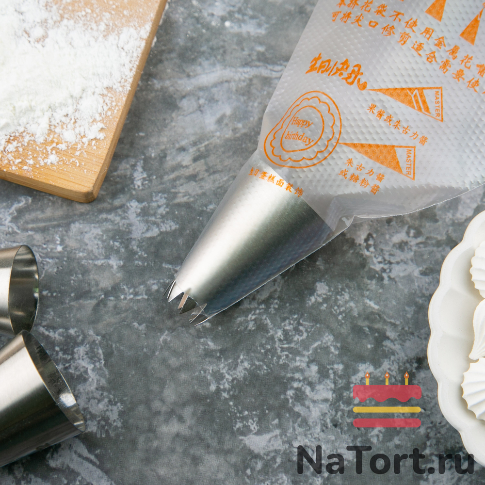 Мешки кондитерские одноразовые S (100 шт)