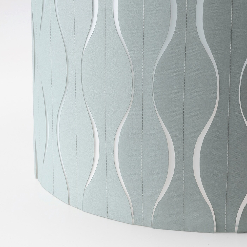 Подвесной светильник IKEA LOKNAS / SUNNEBY (ЛеКНЕС / СУННЕБЮ), Голубой, 42 см