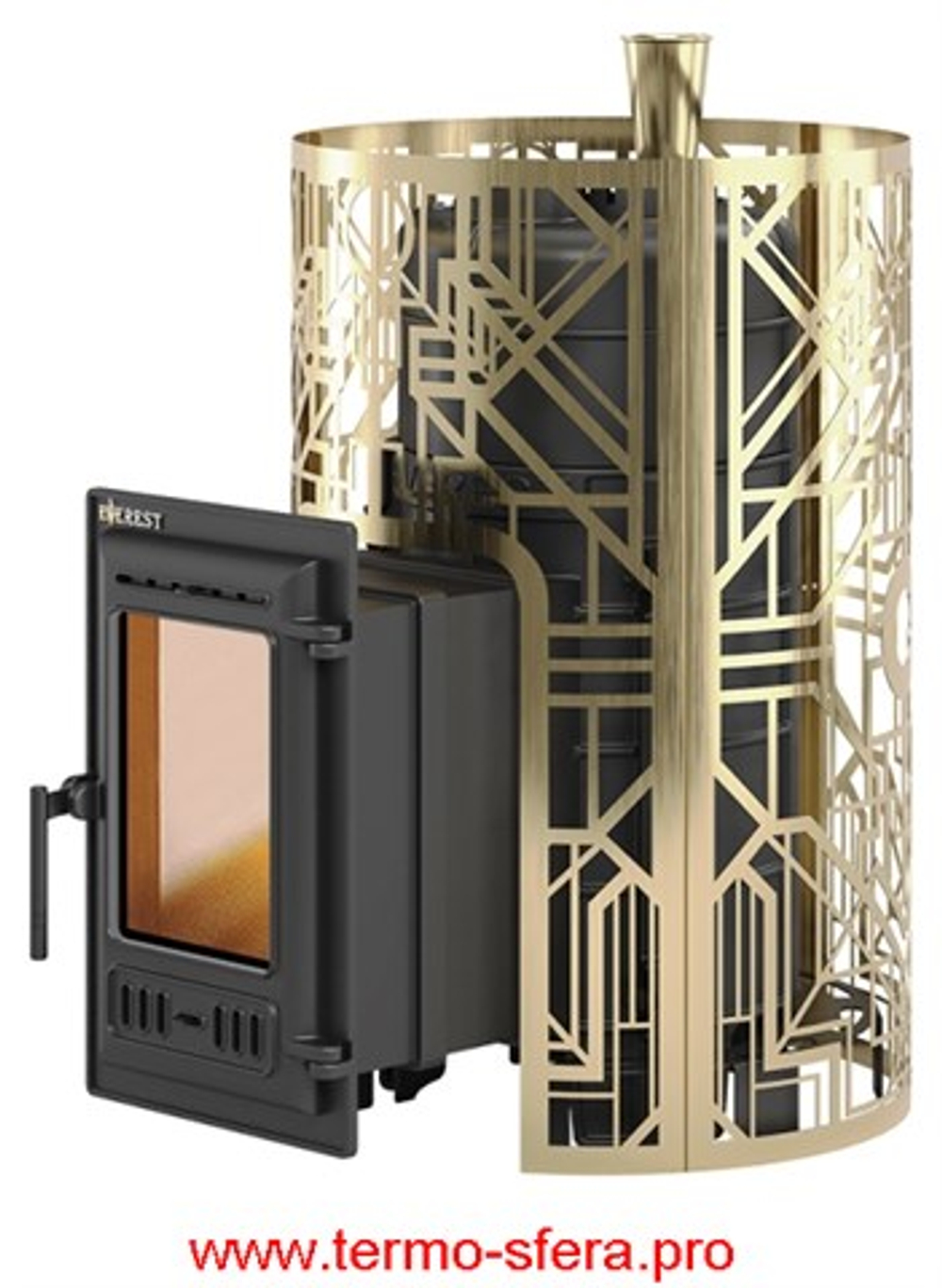 Печь для бани Эверест "Steam Master" GALAXY 18 (310) ЧУГУН GOLD