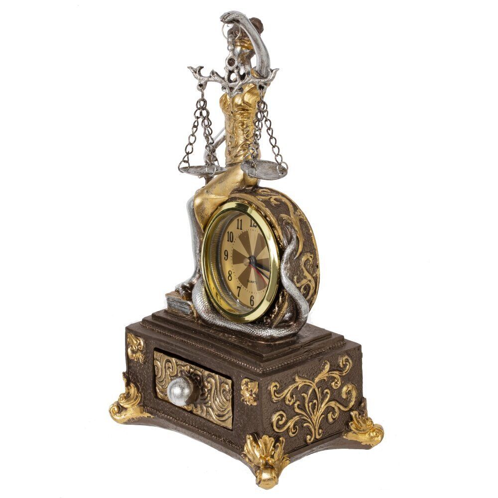 GAEM Часы настольные декоративные "Фемида" (1xLR44), L12 W9 H21,5 см