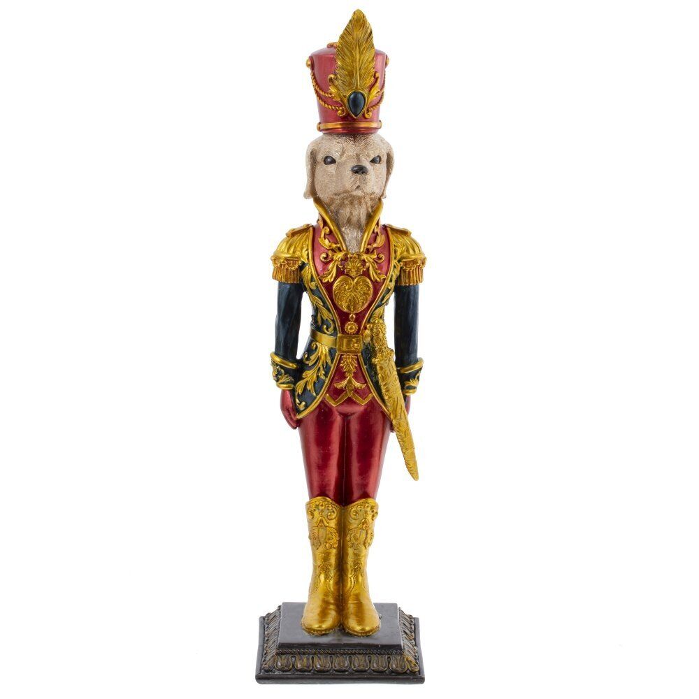 GAEM Фигурка декоративная "Солдатик-собака", L11 W11 H41,5 см