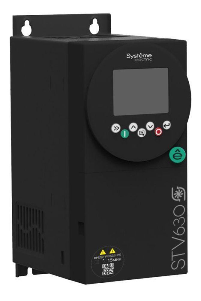 Преобразователь частоты STV630 7.5кВт 400В ЭМС С3 + LED панель оператора SE STV630U75N4-LED