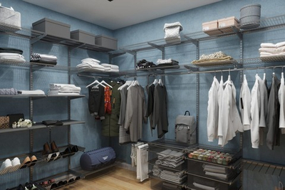 Интерьерное решение 3 металлик серебристый (серый)