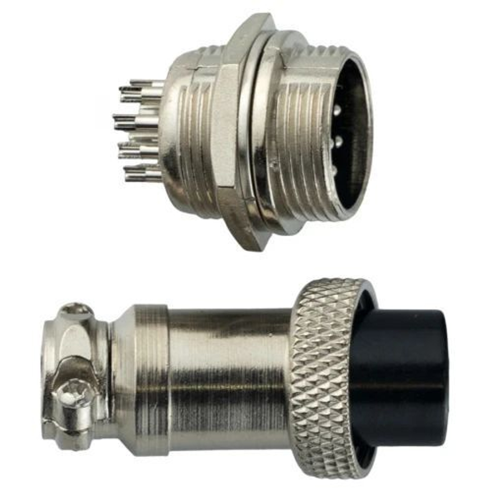 Авиационный разъем GX16 10Pin (штекер+гнездо)