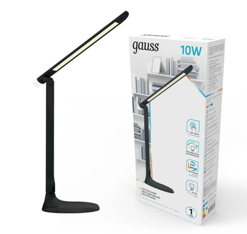Настольный светодиодный светильник LED 10W 2700-6500К GT2042 черный Gauss