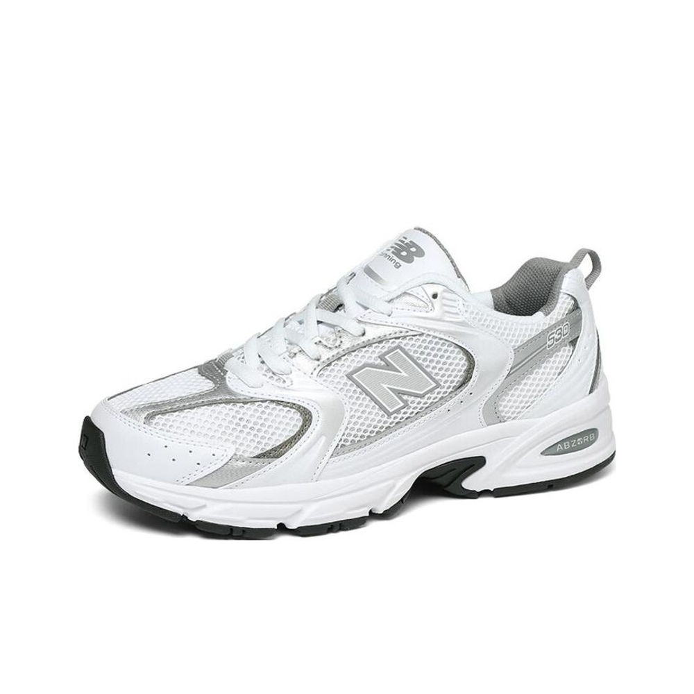 New Balance 530 White Silver Metallic