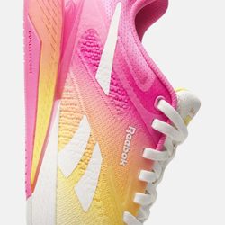 Кроссовки женские Reebok Nano X5 (Желто-Розовые)