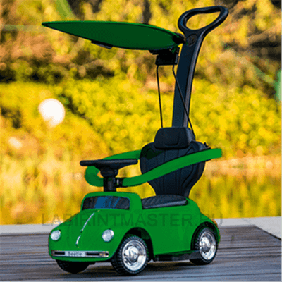 Детский толокар/каталка "Volkswagen Beetle" JQ618,зеленый