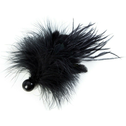 Bijoux Indiscrets Pom Pom - feather tickler, Кисточка перьевая
