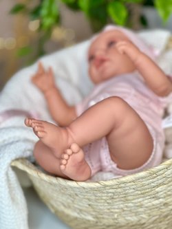 Кукла Реборн Marina and Pau 45см Ane мягконабивная (M3040)