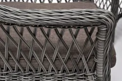 "Эспрессо–150 S" обеденная группа плетеная, цвет графит