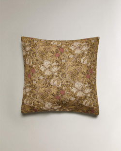 Zara Home наволочка декоративная из льна, горчичный, 45x45 см