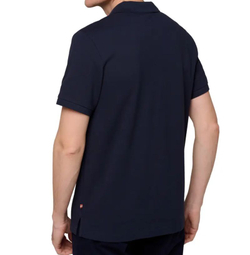 Мужское теннисное поло Roland Garros Basic Islande - темно-синий