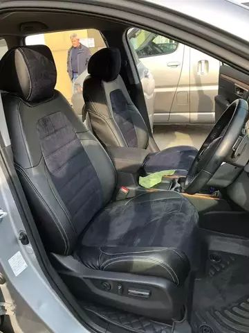 Авточехлы правый руль на 3 ряда (на заказ)