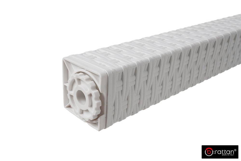 Стол B:rattan Houston 1500*900мм, белый