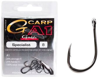 Крючки Gamakatsu A1 G-CARP SPECIALIST HOOKS разм. 08 10шт.
