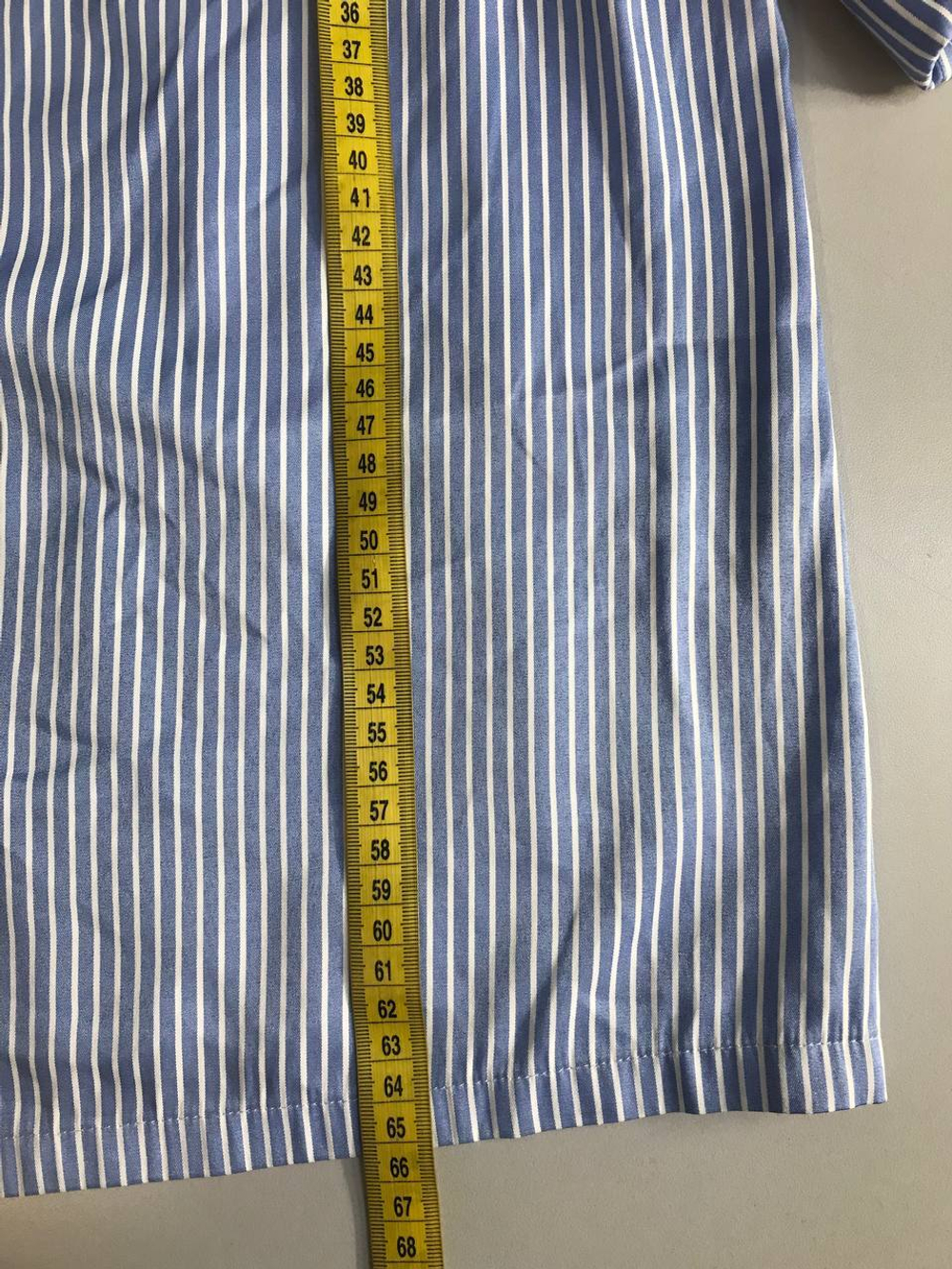 Блузка полосатая, визуально на 48 размер