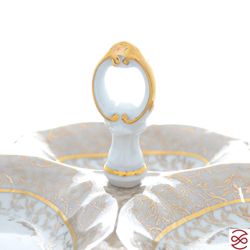 Менажница Queen's Crown Aristokrat Лист Бежевый 19 см