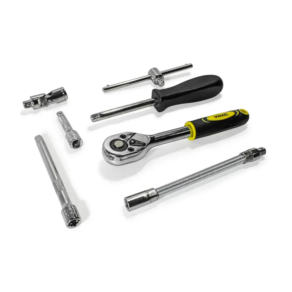 Набор инструментов 46пр. 1/4''(6гр.) (4-14мм) WMC TOOLS WMC-2462-5