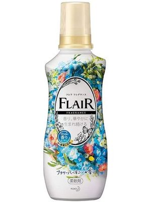 KAO "Flair Fragrance" Кондиционер для белья с антибактериальным эффектом, цветочный аромат, 540 мл.