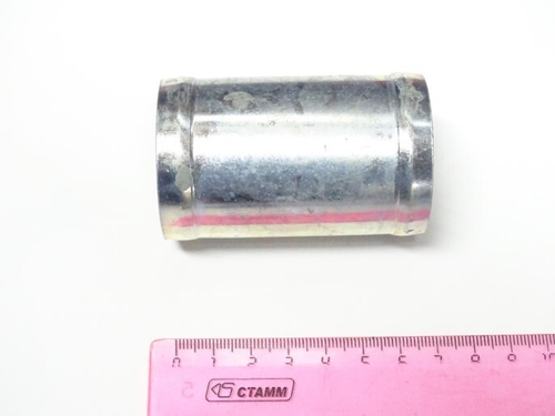 Трубка соединитель для патрубков прямая D43х43 L= 70 мм (металл) (CARUM)