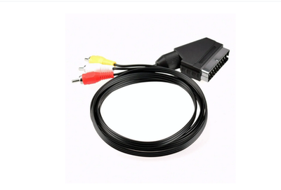 Кабель SCART x 3RCA -1.5 м. Сигнал с переключателем