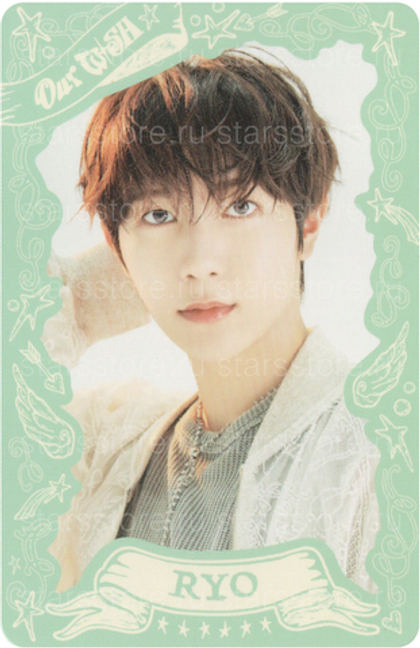 Фотокарта Ryo NCT WISH - CONCERT TOUR: OUR WISH TRADING CARD
