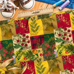 Ткань премиум бифлекс калейдоскоп сезонов