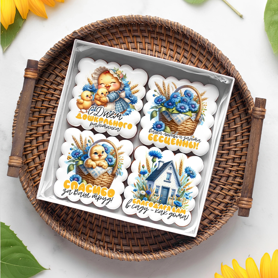 Набор пряников из 4 шт на День воспитателя