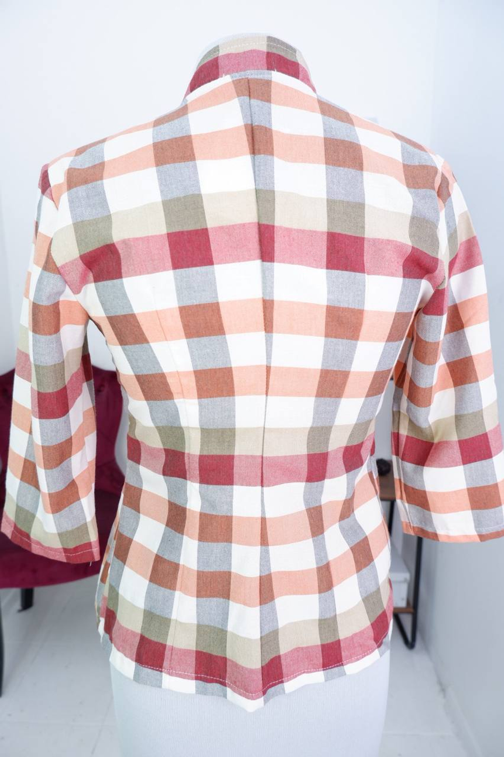 Жакет eris уютный, как будто в дачных оттенках, маркировка 46 размер