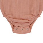 Боди из хлопкового муслина цвета пыльной розы из коллекции essential 12-18m