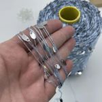 Пайетки 100% полиэстер +каплевидные пайетки