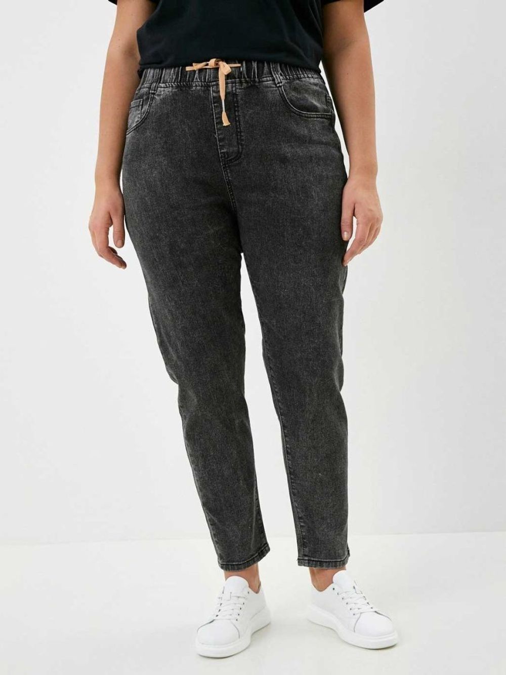 Джинсы на резинке больших размеров