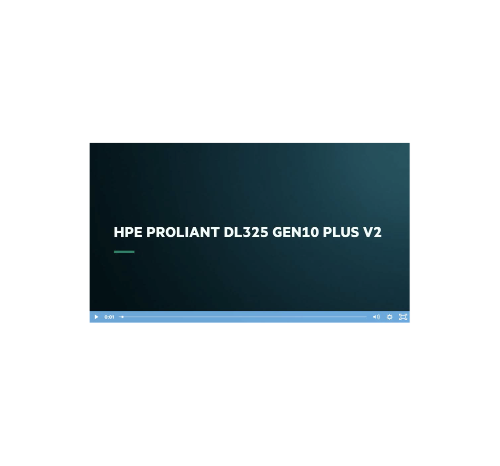 Стоечный сервер - HP Enterprise ProLiant DL325 Gen10 Plus v2, 1U, 8x 2.5“, 1x EPYC[7313P] 16 Cores, 32Gb, P55250-B21