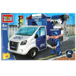 Конструктор пластмассовый 88эл. ГАЗель "ДПС Эвакуатор" 3268-KK (36) (Город мастеров)
