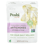 Poshi, Easy Chef, артишоки с базиликом и чабрецом, 125 г (4,4 унции)