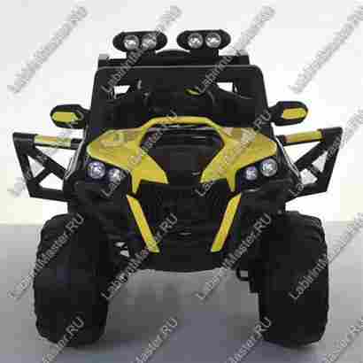 Детский электромобиль "LB-688 BIG SIZE JEEP" желтый