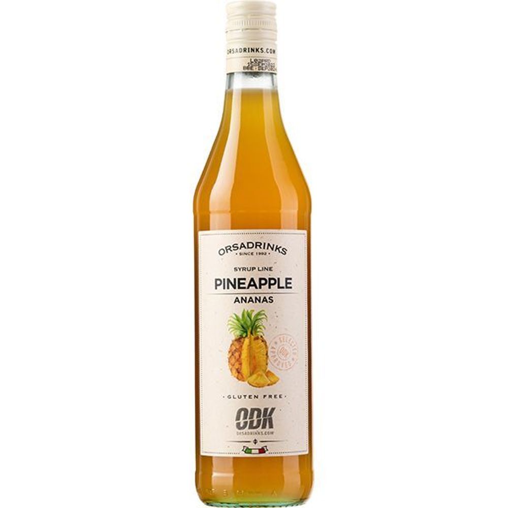 Сироп «Ананас» ODK;стекло;0,75л;D=65,H=305мм