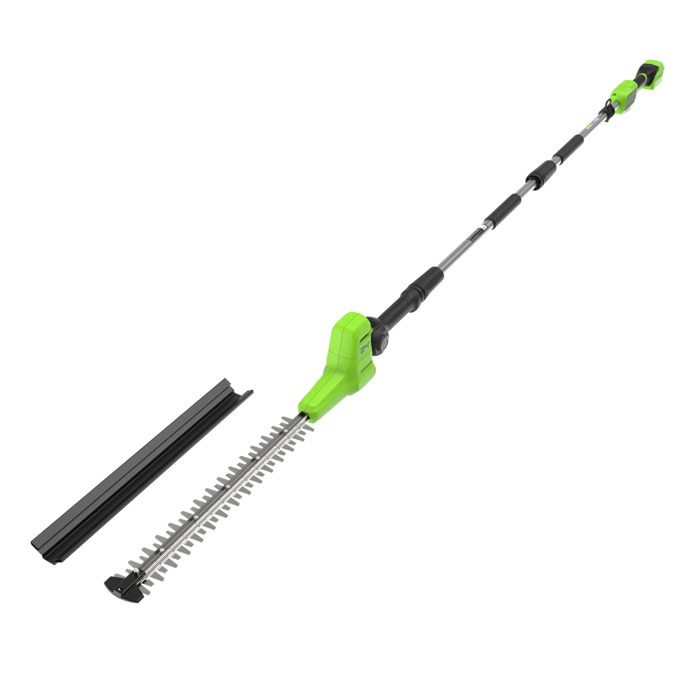 Кусторез штанговый аккумуляторный Greenworks G24PH511, 24V, 51см, без АКБ и ЗУ (2301907)