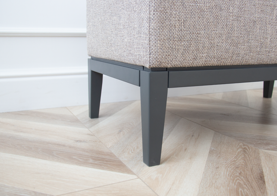 Банкетка Fjord 80 см (бежевый, рогожка)